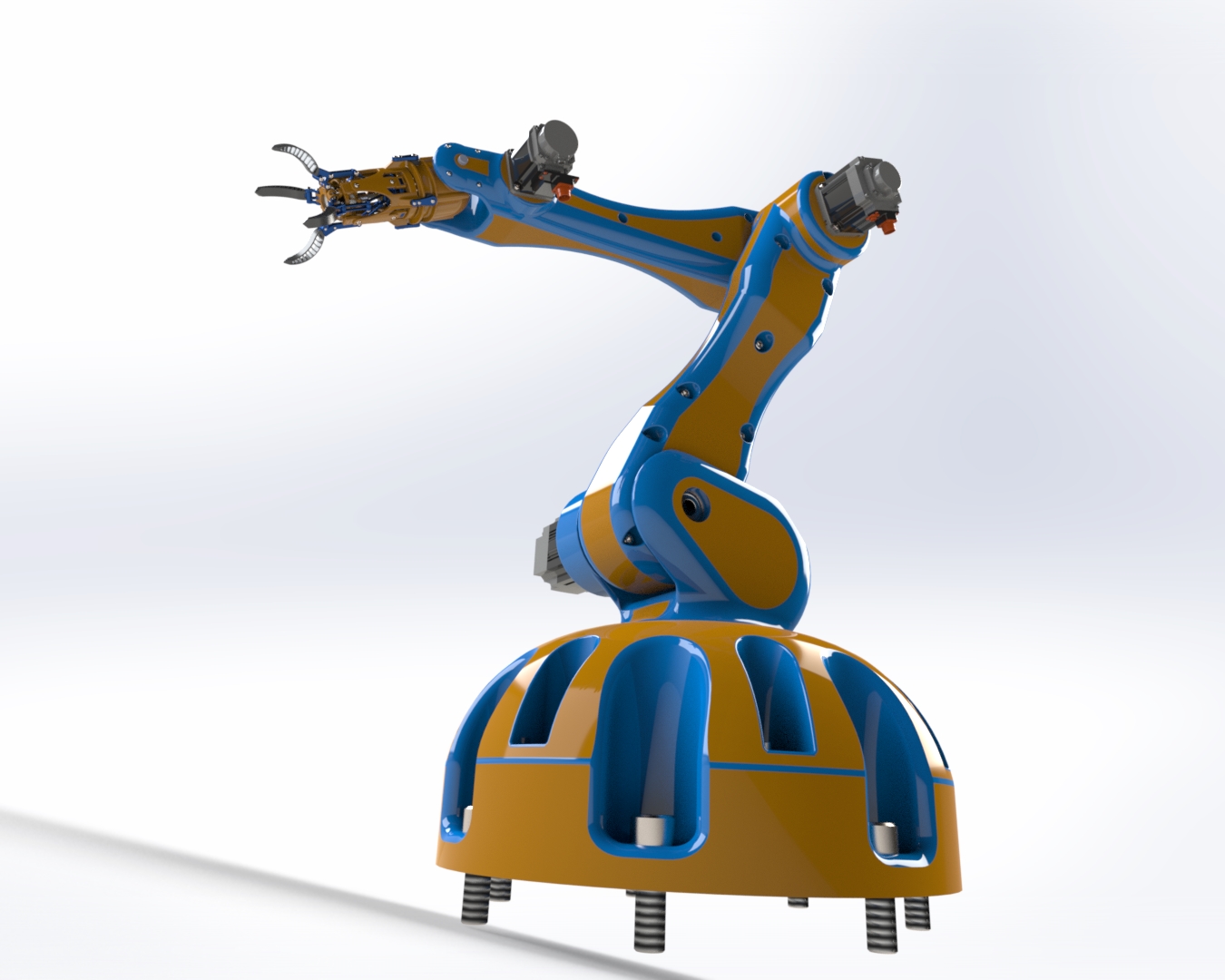 抓手机械臂 robotic-arm-printable-3d SW